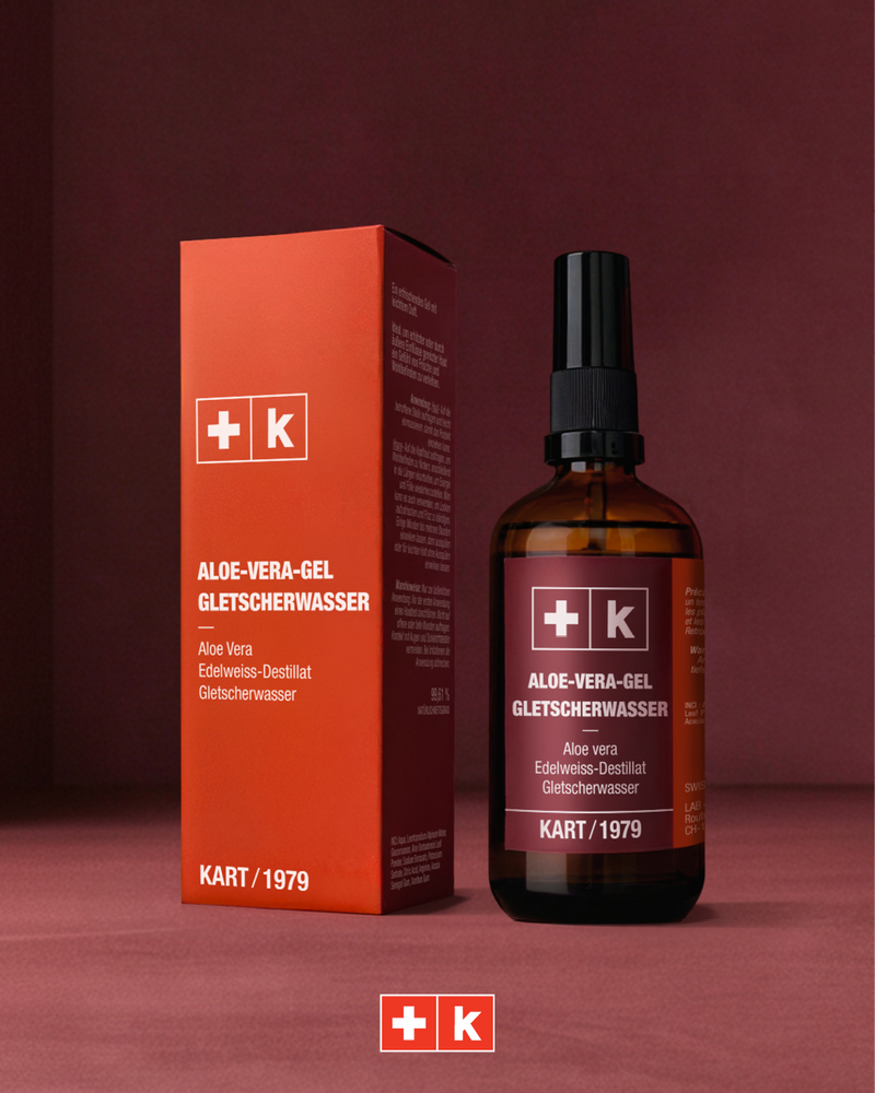 Aloe Vera Spray Gel KART1979 mit orangefarbener Verpackung