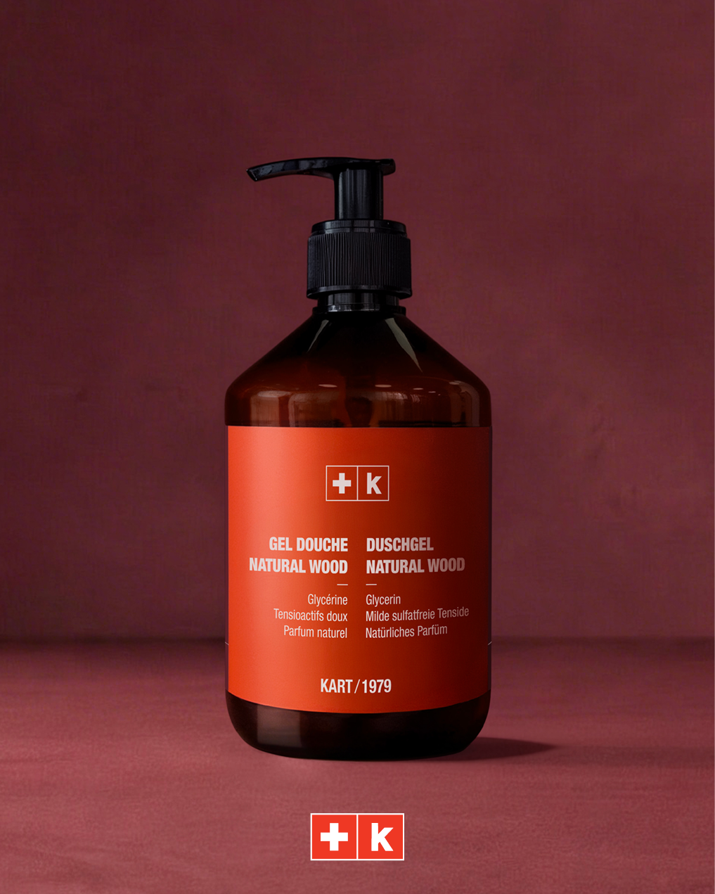 Gel douche Natural Wood sans sulfates