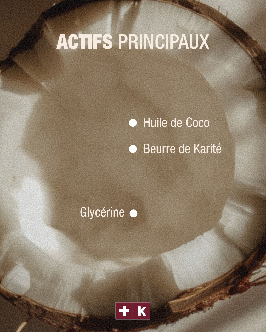 Actifs d'origine naturelle du lait pour le corps KART