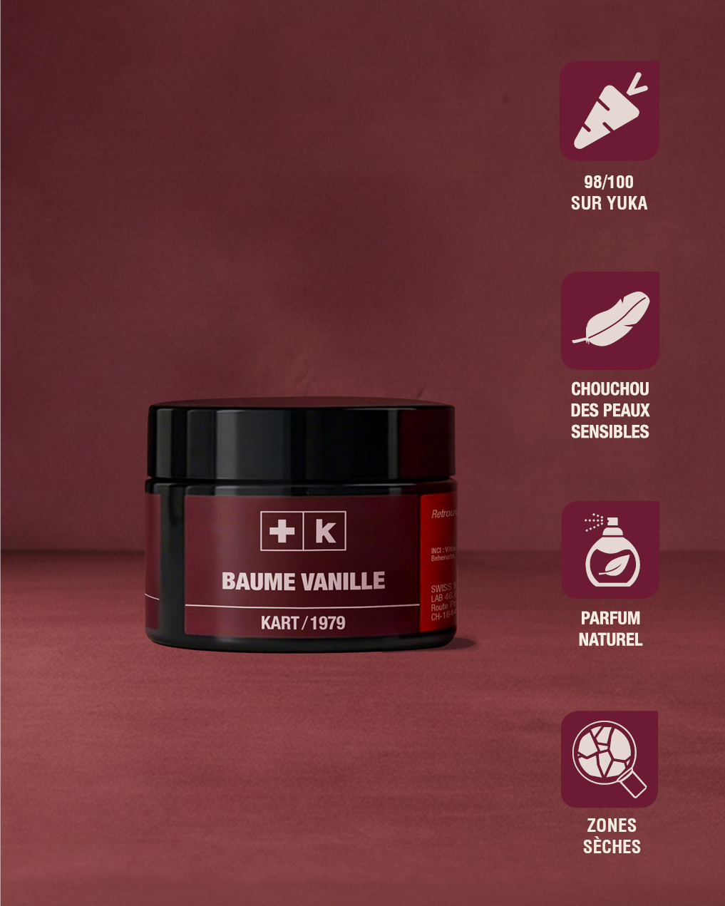 Baume Vanille 100% naturel