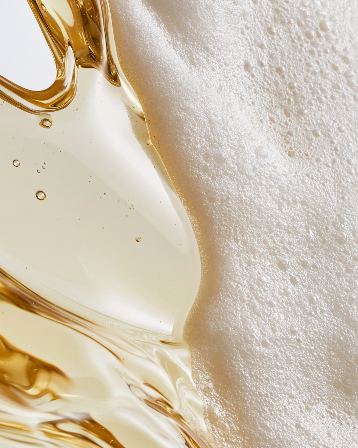 Texture cosmétique illustrant la composition d’un soin pour la peau